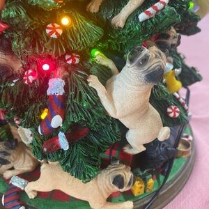 Danbury Mint Pug Christmas Tree